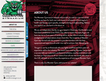 Tablet Screenshot of monstergym.co.uk